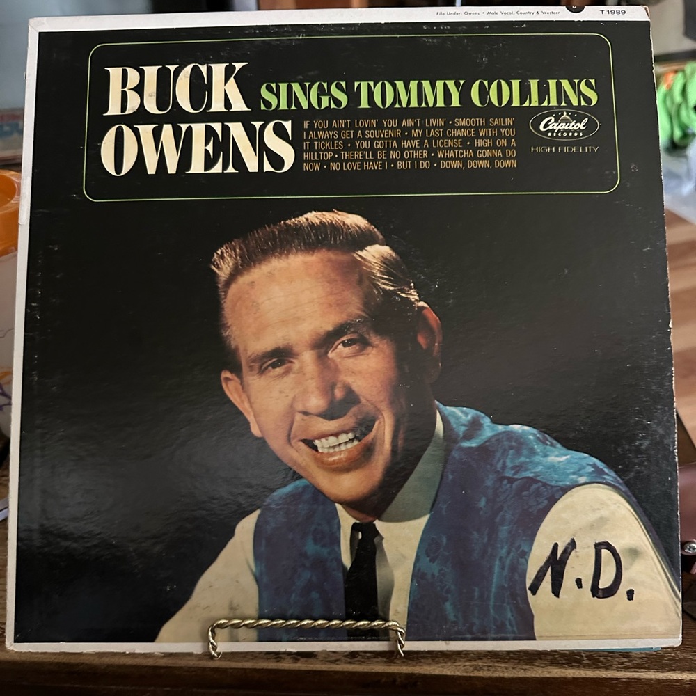 Buck Owen’s - Sings Tommy Collins - record vinyl album vintage